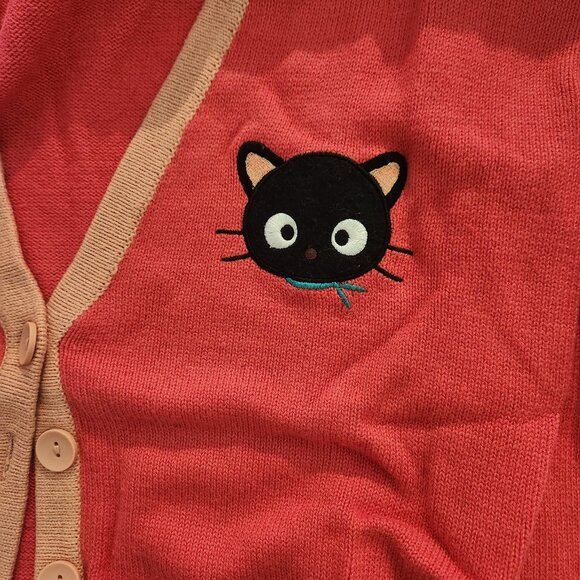 2011 Forever 21 Hello Kitty Chococat Sanrio Cardigan size Small - Picture 8 of 10